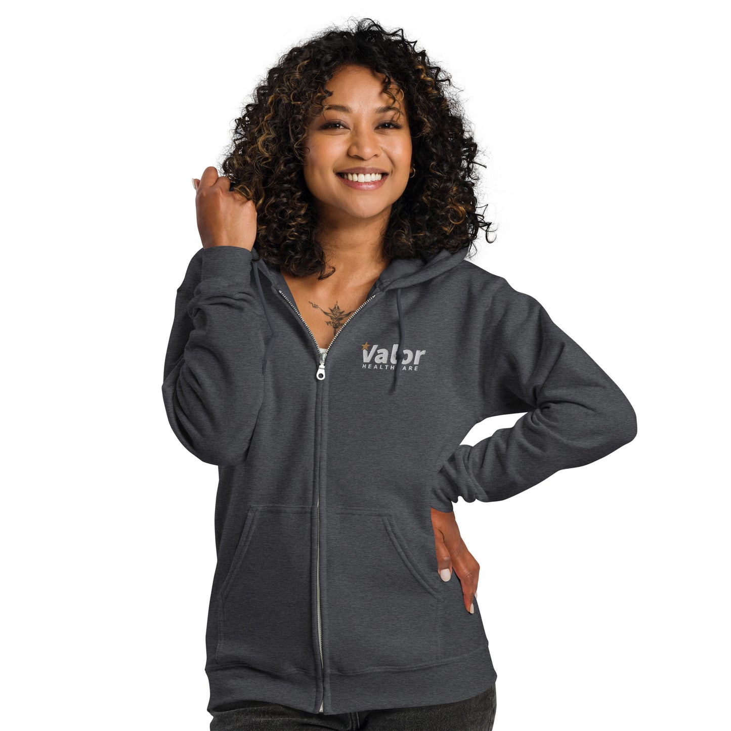 Unisex Classic Zip-up Hoodie